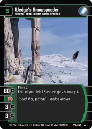 Wedge's Snowspeeder (C)
