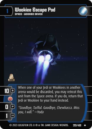 Wookiee Escape Pod