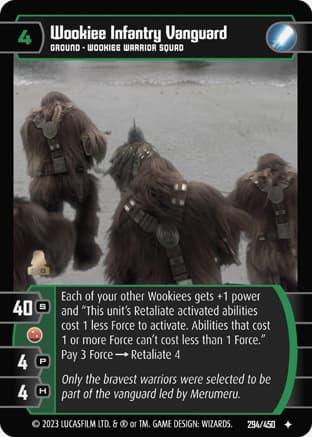 Wookiee Infantry Vanguard