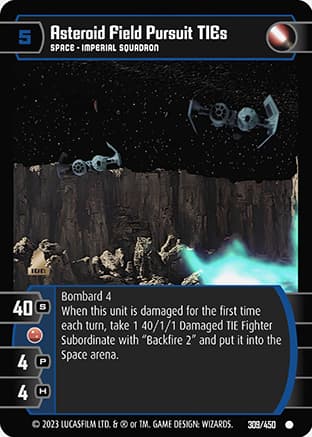 Asteroid Field Pursuit TIEs