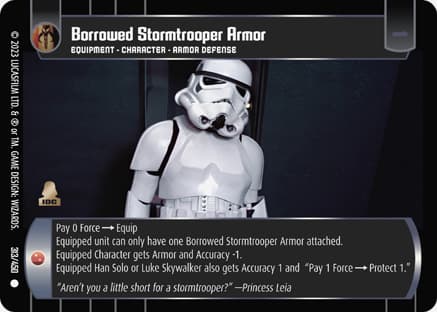 Borrowed Stormtrooper Armor
