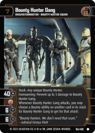 Bounty Hunter Gang (G)