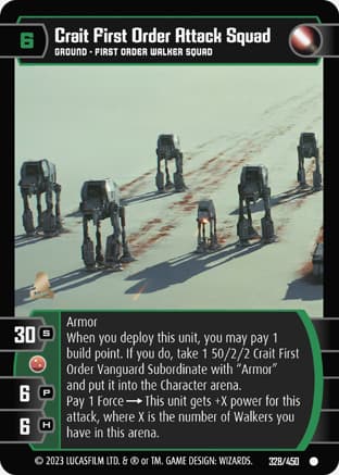Crait First Order Attack Squad