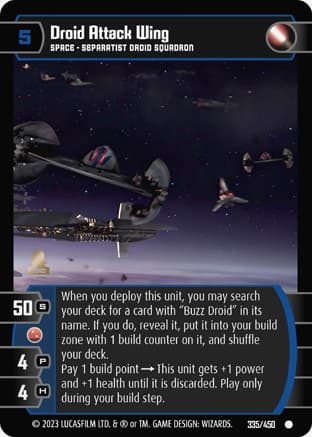 Droid Attack Wing