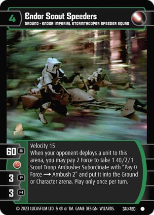 Endor Scout Speeders