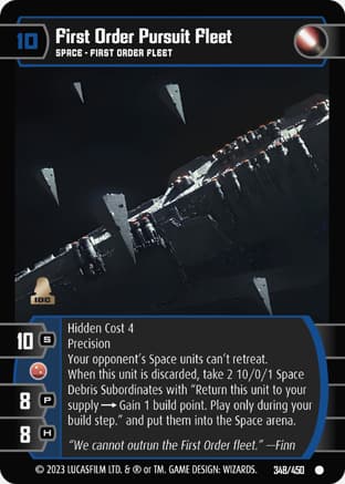 First Order Pursuit Fleet