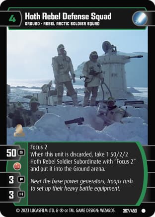 Hoth Rebel Defense Squad