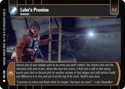 Luke's Promise