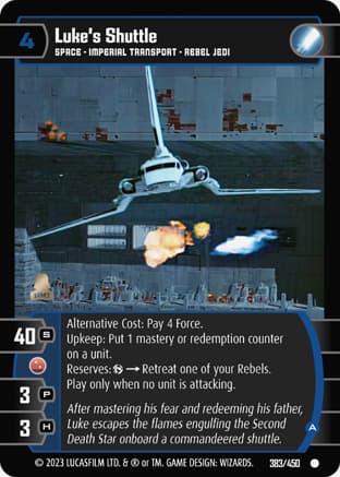 Luke's Shuttle (A)