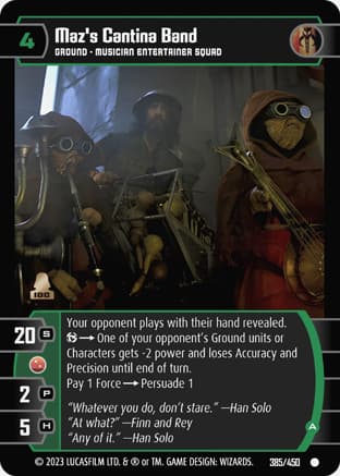 Maz's Cantina Band (A)