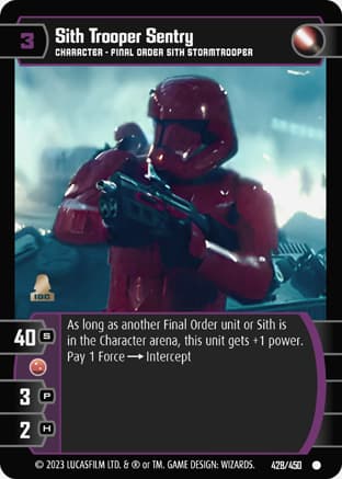Sith Trooper Sentry