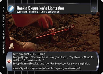Anakin Skywalker's Lightsaber (F) (Promo 1)