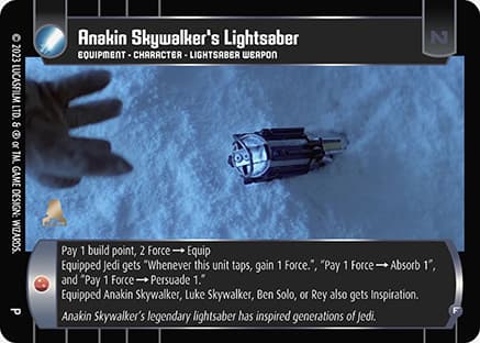 Anakin Skywalker's Lightsaber (F) (Promo 2)