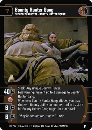 Bounty Hunter Gang (G) (Promo 2)