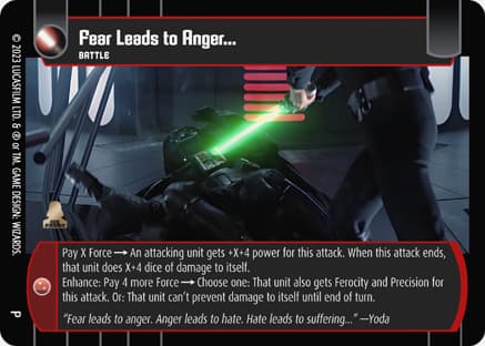 Fear Leads to Anger... (Promo 1)