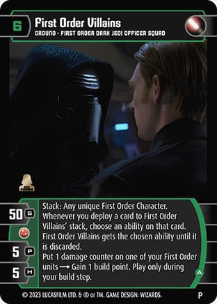 First Order Villains (A) (Promo 1)