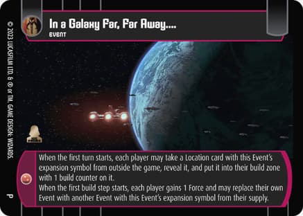In a Galaxy Far, Far Away.... (Promo 1)