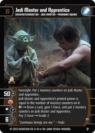 Jedi Master and Apprentice (O) (Promo 1)