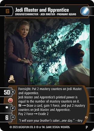 Jedi Master and Apprentice (O) (Promo 2)