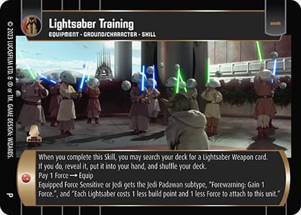 Lightsaber Training (Promo 1)