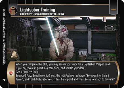 Lightsaber Training (Promo 2)