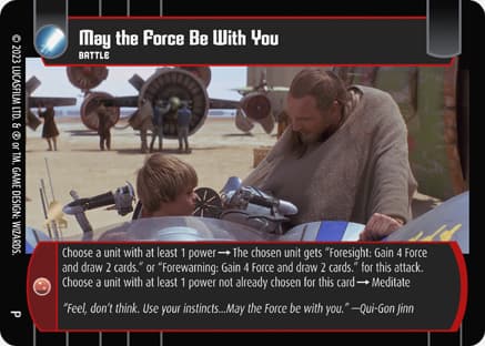 May the Force Be With You (Promo 1)
