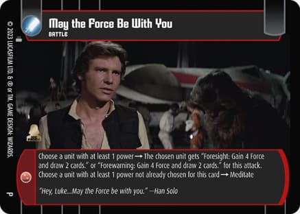 May the Force Be With You (Promo 3)