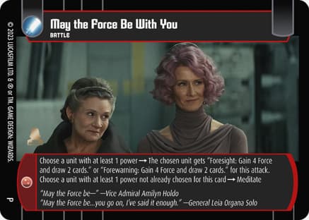May the Force Be With You (Promo 7)