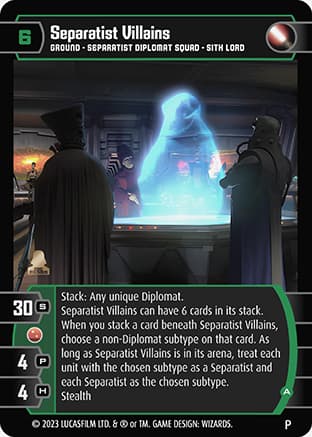 Separatist Villains (A) (Promo 2)