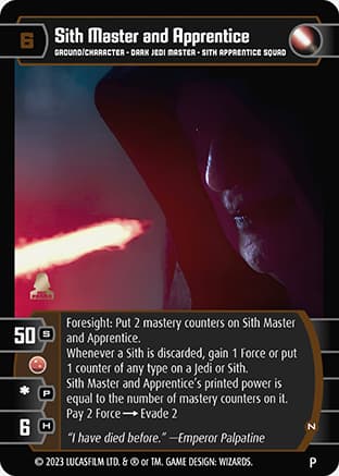 Sith Master and Apprentice (N) (Promo 2)