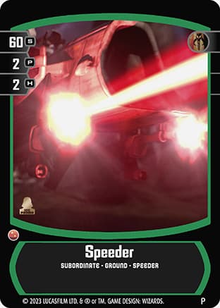 Speeder (Promo 1)