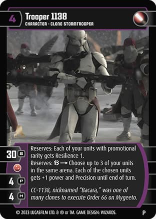 Trooper 1138 (Promo 1)