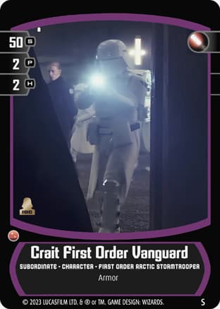 Crait First Order Vanguard