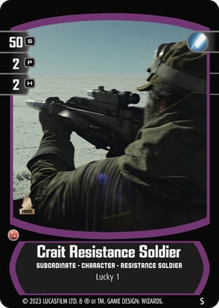 Crait Resistance Soldier