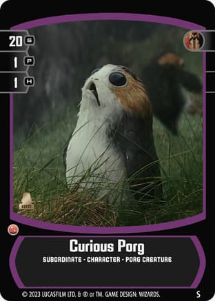 Curious Porg