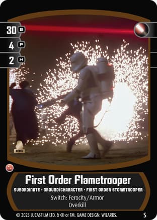 First Order Flametrooper