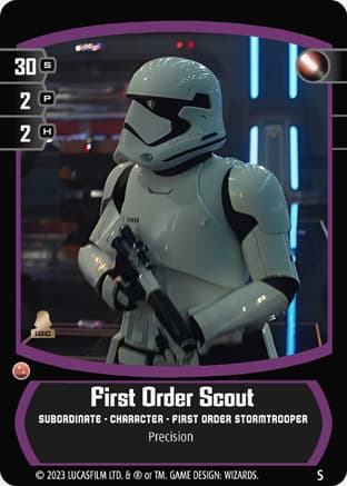 First Order Scout