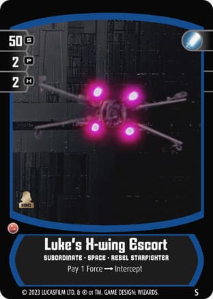 Luke's X-wing Escort
