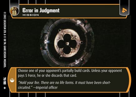 Error in Judgment