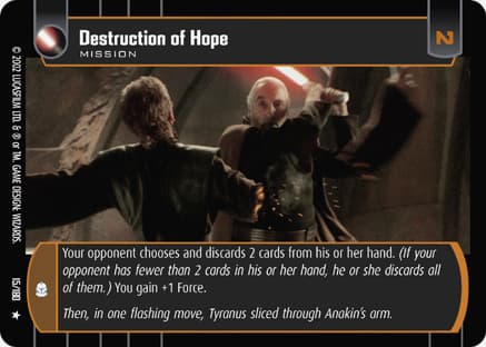 Destruction of Hope