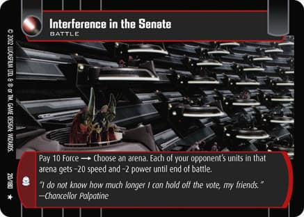 Interference in the Senate