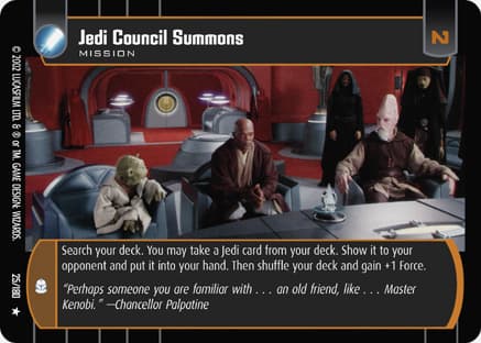 Jedi Council Summons