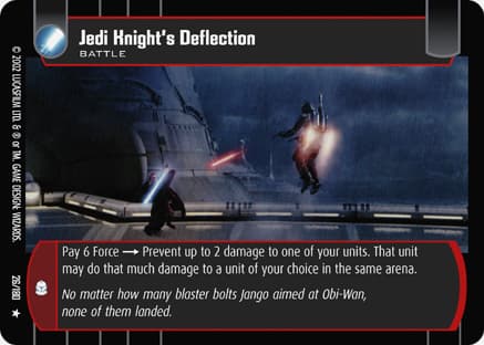Jedi Knight's Deflection