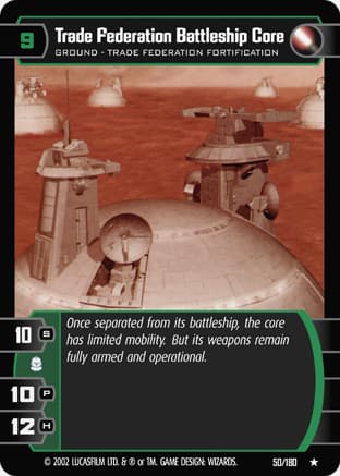 Trade Federation Battleship Core