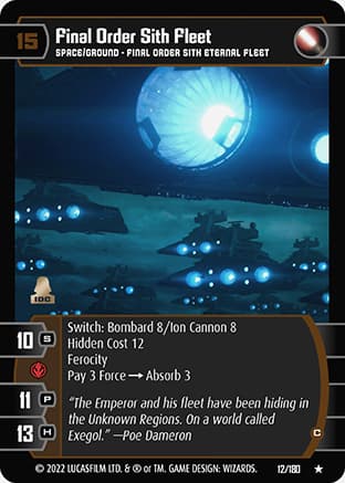 Final Order Sith Fleet (C)