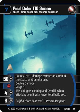 Final Order TIE Swarm