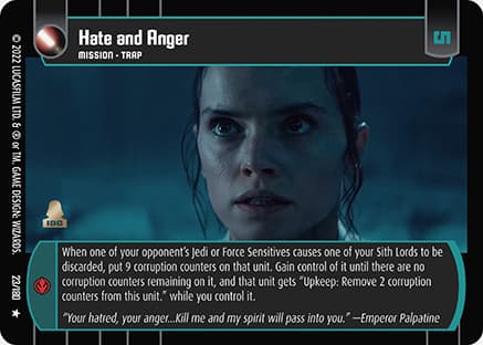 Hate and Anger