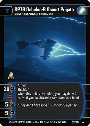 EF76 Nebulon-B Escort Frigate