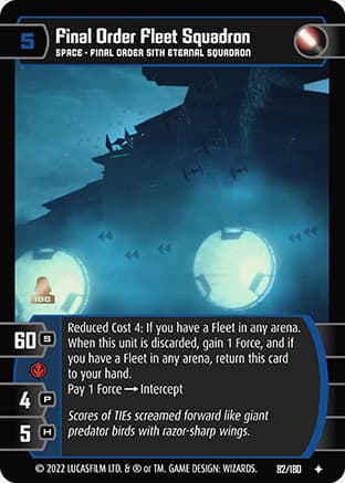 Final Order Fleet Squadron