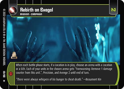 Rebirth on Exegol